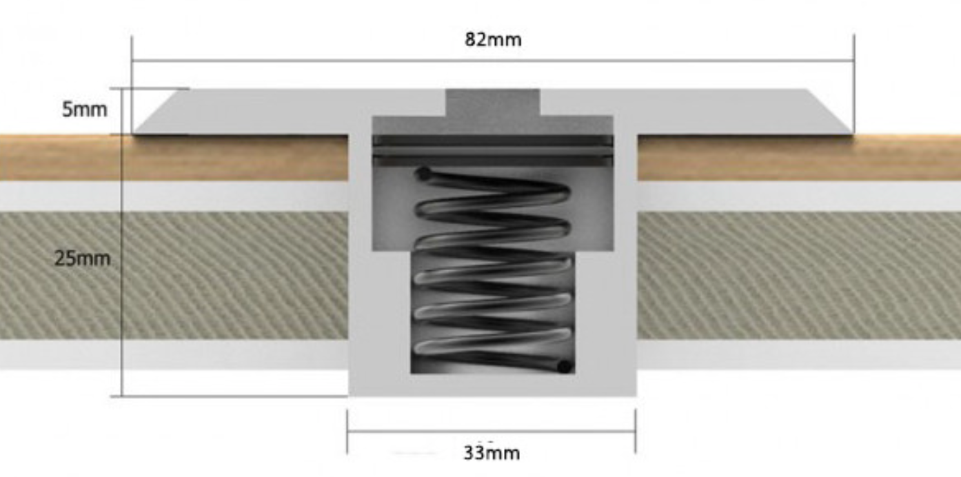 Padeye Tie Down Kit - For ARTIFICIAL TEAK Decks