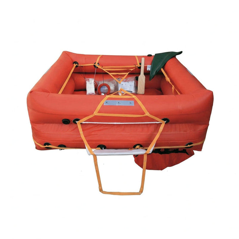 Eurovinil CompactDry Plus inflated coastal life raft