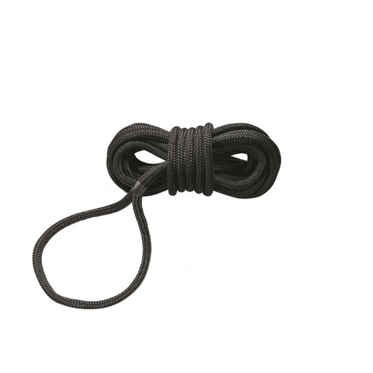 Black Mooring Line with Spliced Soft Eye