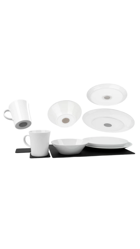 silwy® Magnetic Porcelain Tableware Set